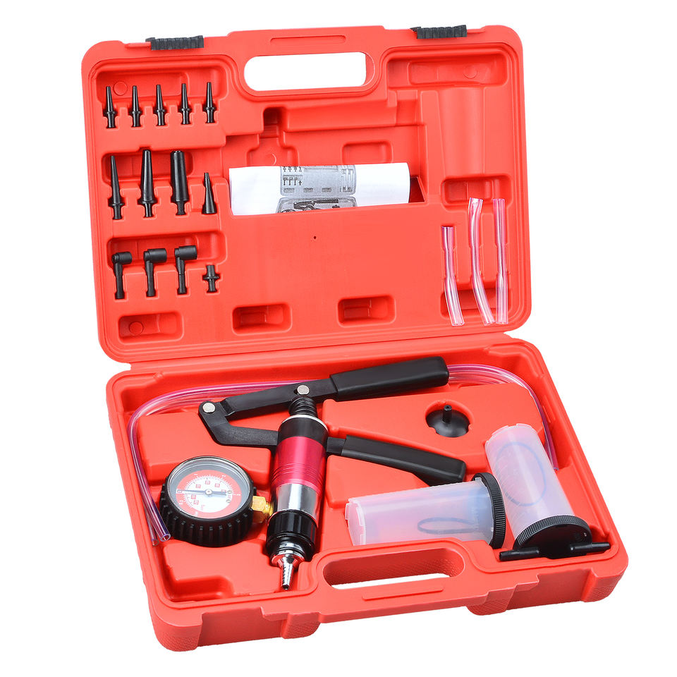 Brake Bleeder Kit - 21 قطعة باليد فراغ مسدس مضخة