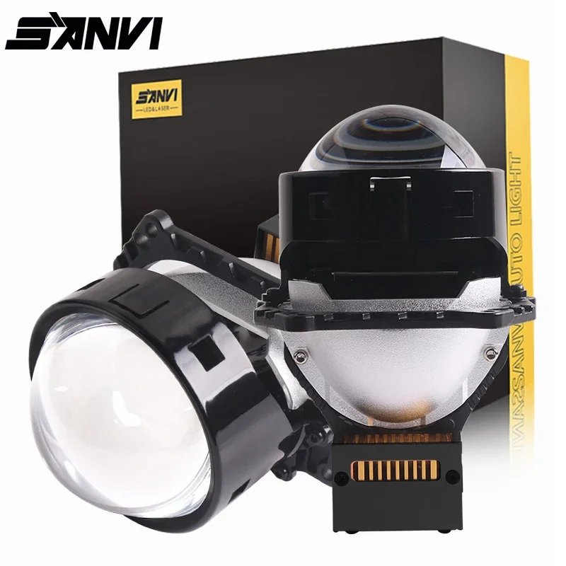 Headlight Aiming Tool - SANVI 2 قطعة L60 Bi LED