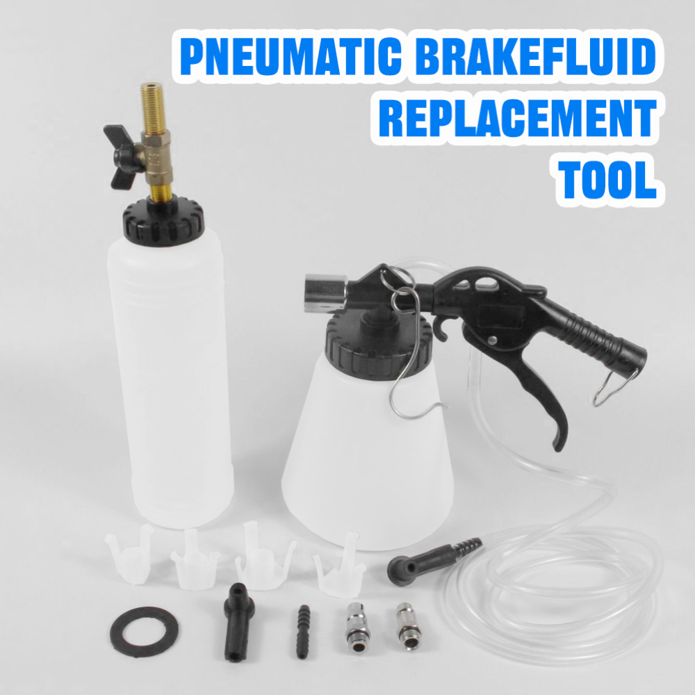 Brake Bleeder Kit - طقم تفريغ سائل الفرامل مزدوج الوعاء