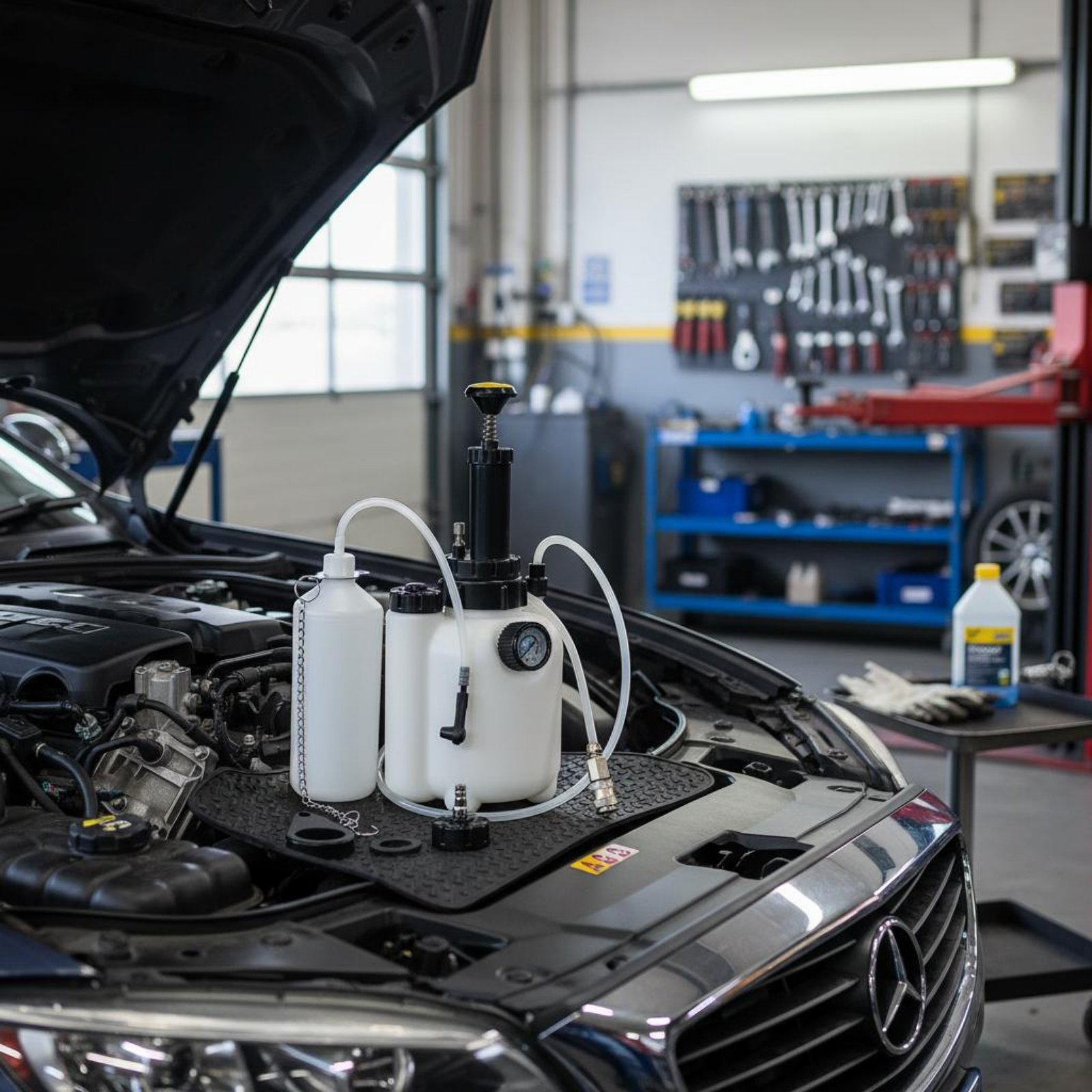 أداة تغيير زيت فرامل السيارة،  - مراجعة Brake Bleeder Kit وسعره