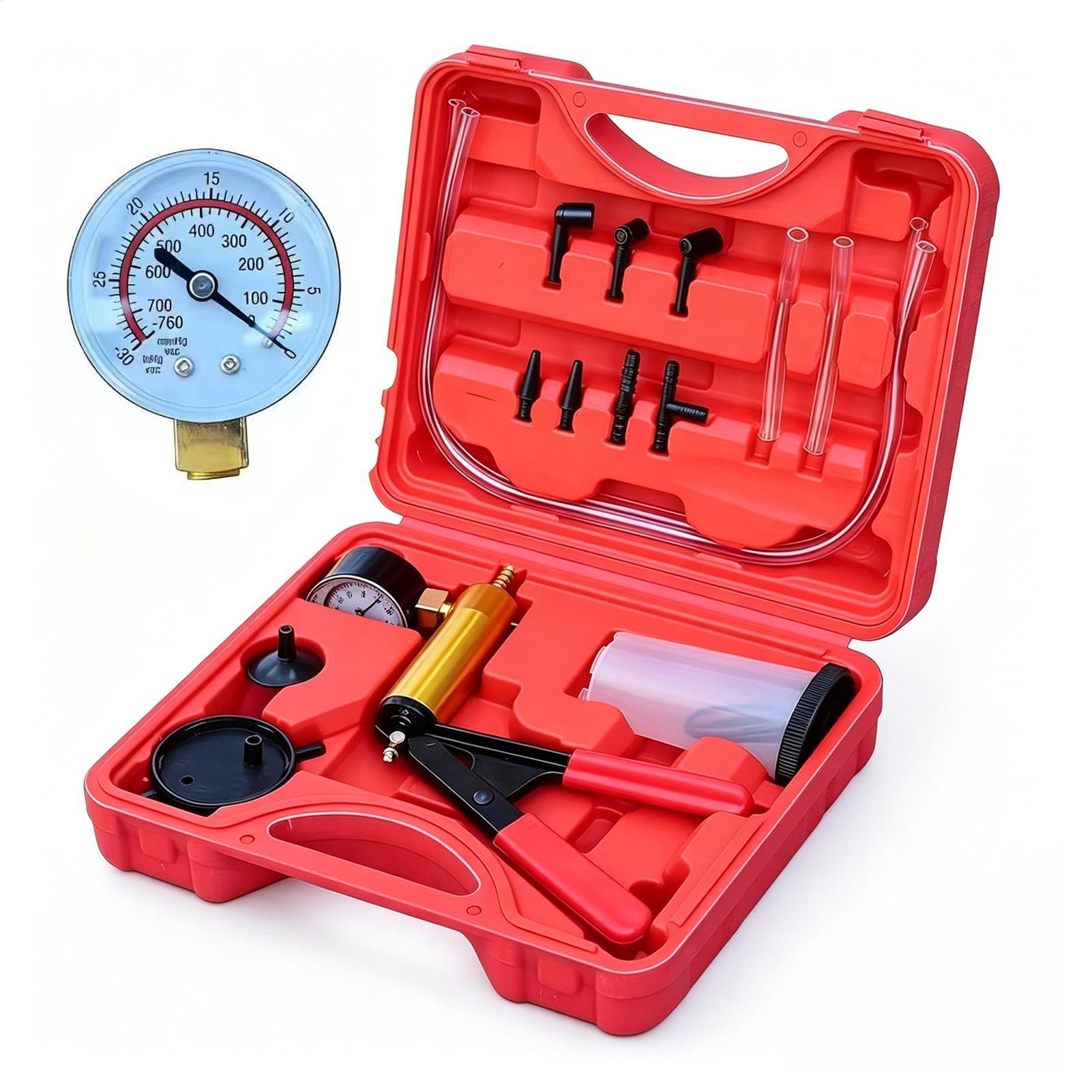 طقم تنظيف فرامل السيارة مع مضخ - مراجعة Brake Bleeder Kit وسعره