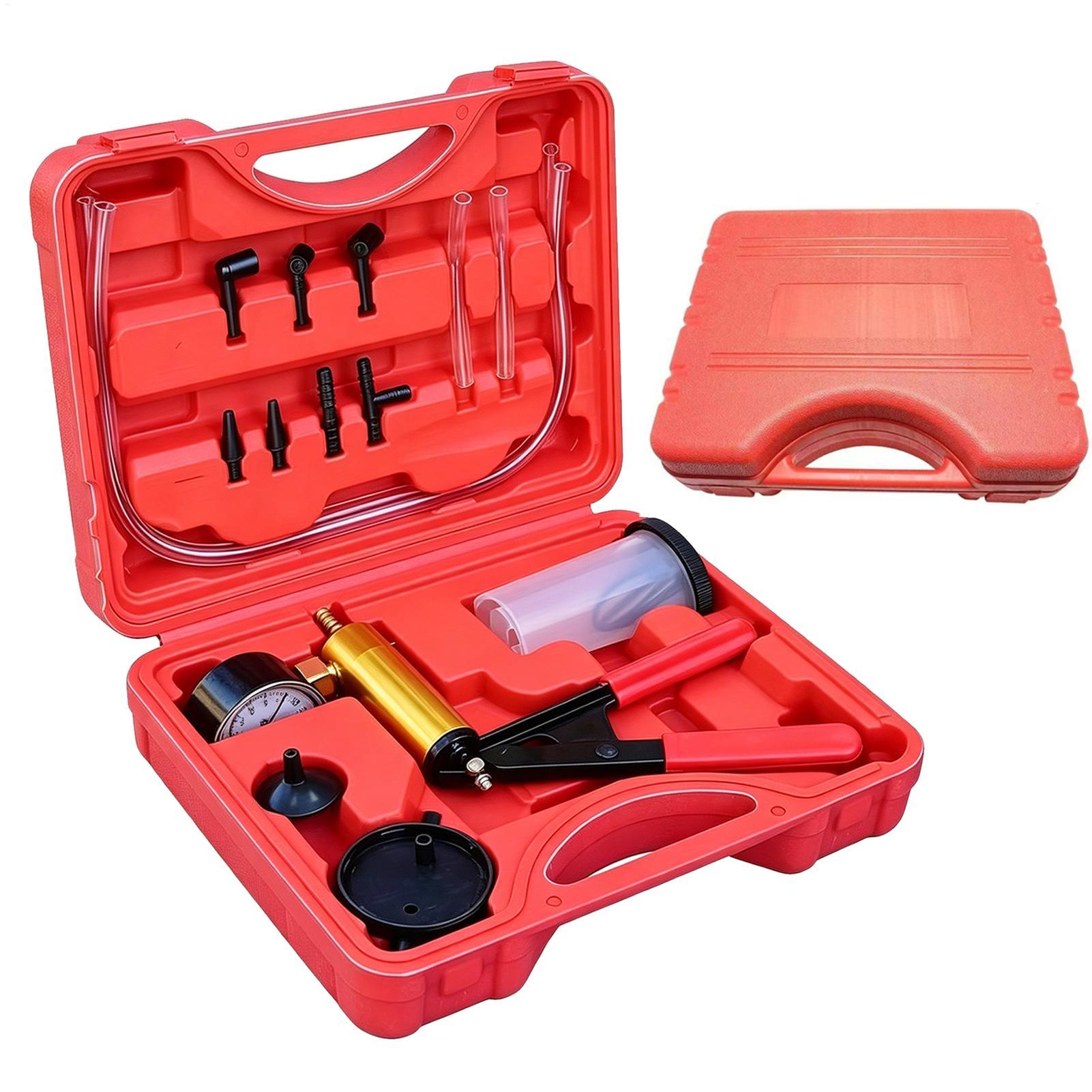 طقم تنظيف فرامل السيارة مع مضخ - مراجعة Brake Bleeder Kit وسعره