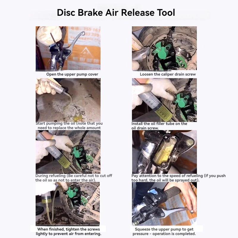 أداة محمولة لتفريغ الهواء من ا - مراجعة Brake Bleeder Kit وسعره
