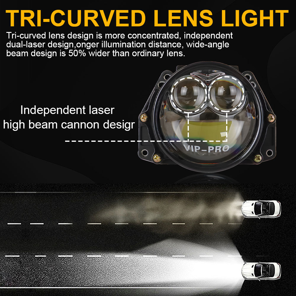 3 بوصة ثنائية LED جهاز عرض ليز - مراجعة Headlight Aiming Tool وسعره