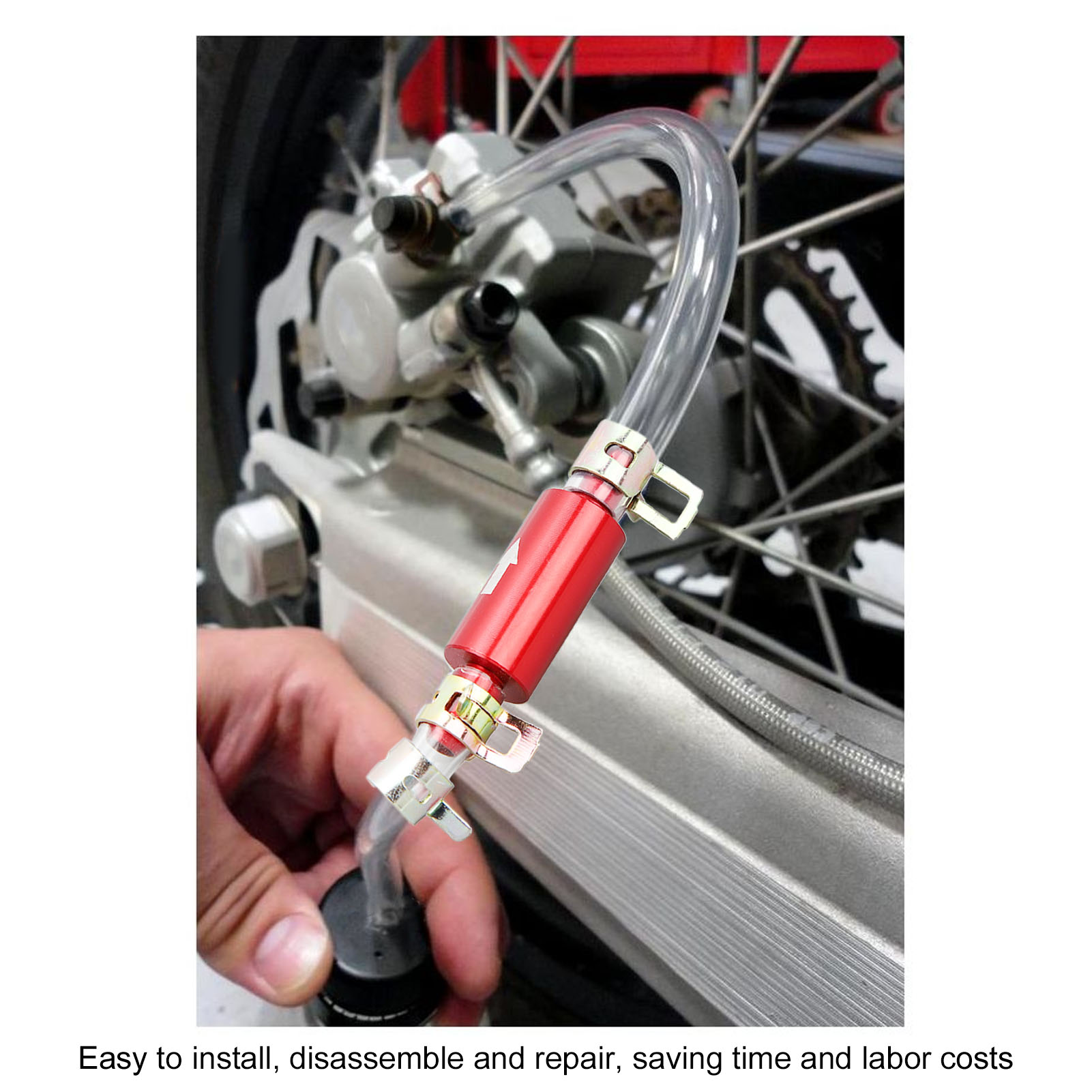 2 قطعة خرطوم النازف الفرامل 6  - مراجعة Brake Bleeder Kit وسعره