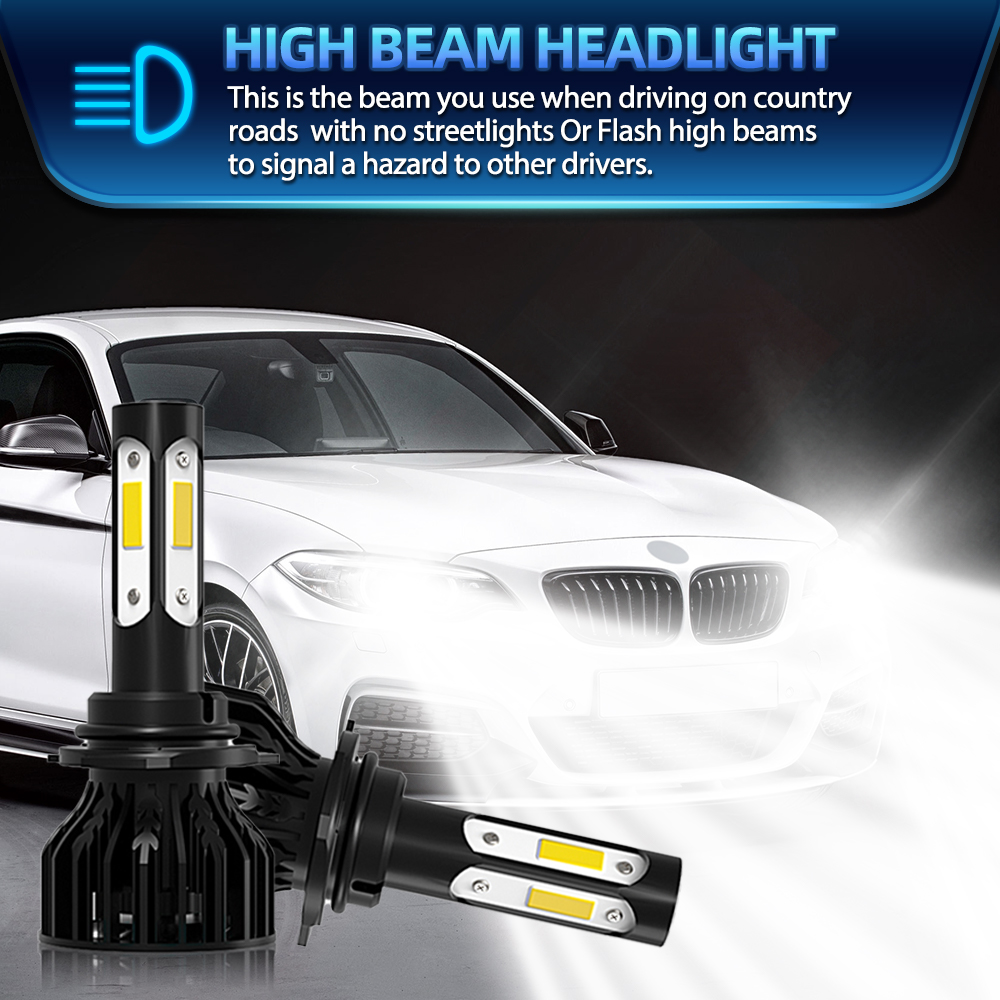 Led H11 9005 HB3 سيارة المصابي - مراجعة Headlight Aiming Tool وسعره